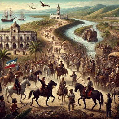 Historia de Nicaragua: Desde la época colonial hasta los años noventa del siglo XX